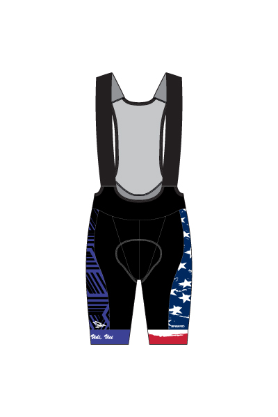 Men's USA SS Aero Cycling Bibs