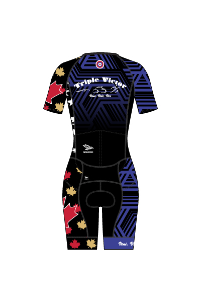 Women's Canadian SS Aero Tri Suit - Image 2